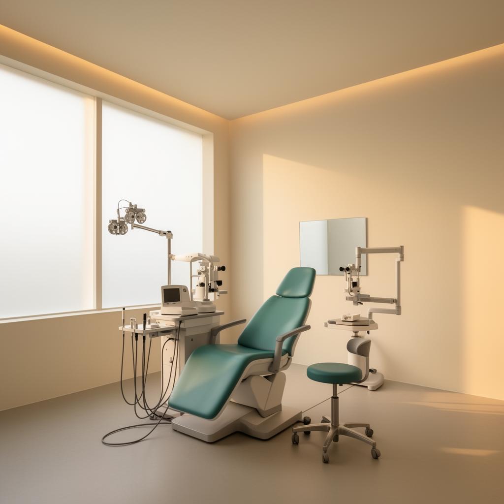 Modern Dr Jyothsna Eye Care clinic interior in Hyderabad